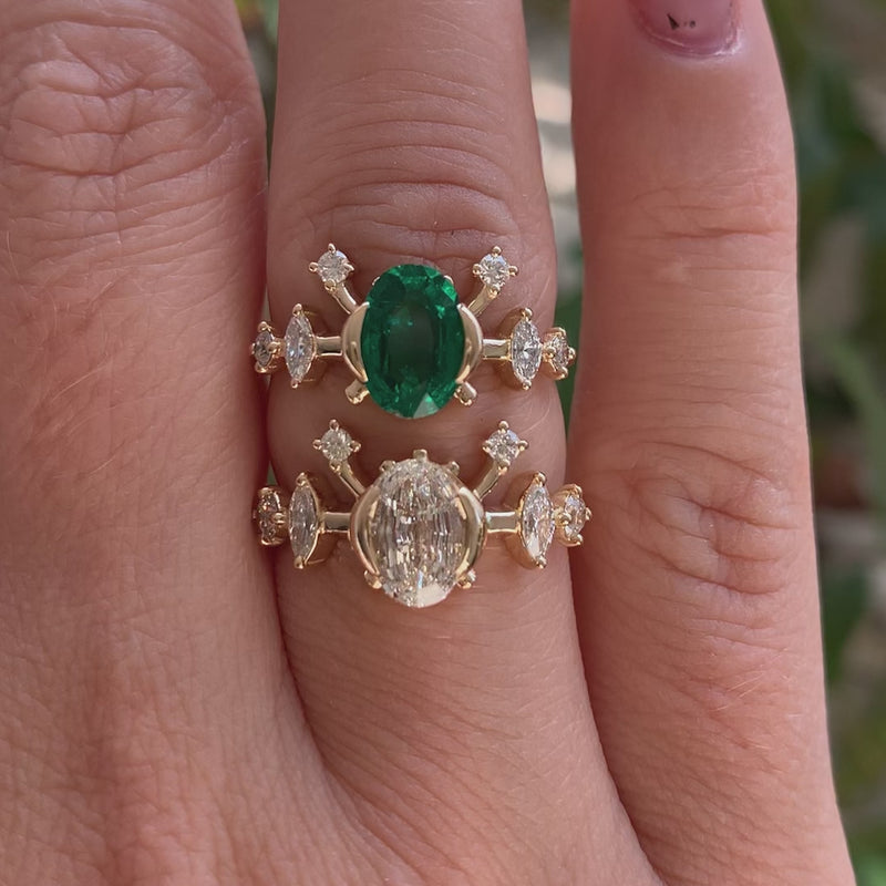 Oval Emerald Engagement Rings 2024 | skytecpr.com